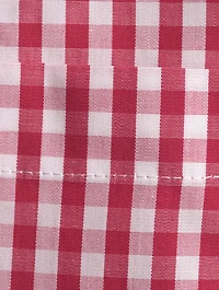 Puff-Sleeve Shirt Gingham Print