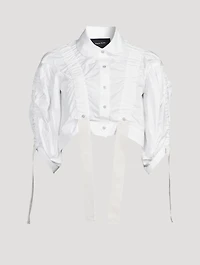Adjustable Cropped Shirt