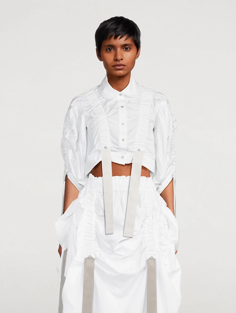 Adjustable Cropped Shirt