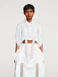 Adjustable Cropped Shirt