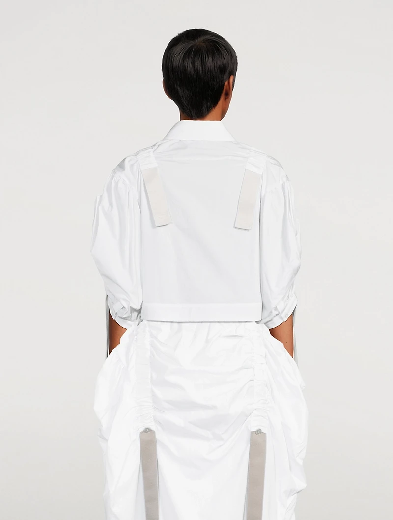 Adjustable Cropped Shirt