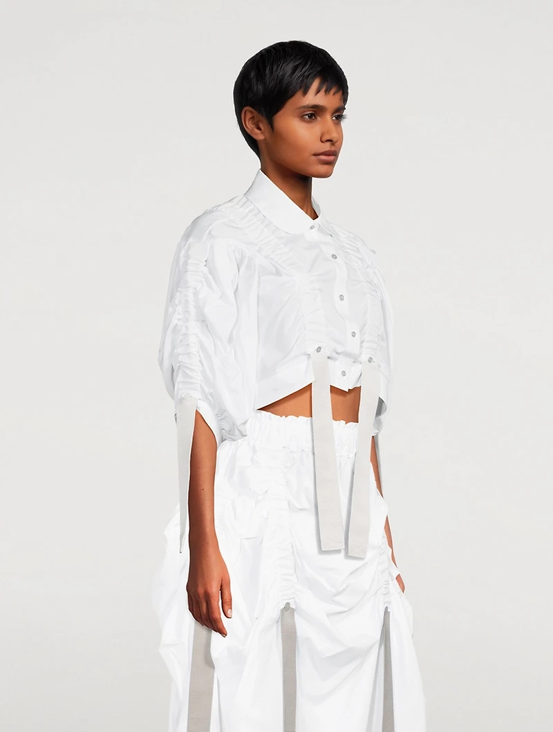 Adjustable Cropped Shirt
