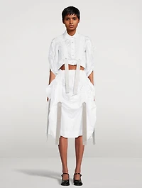 Adjustable Cropped Shirt