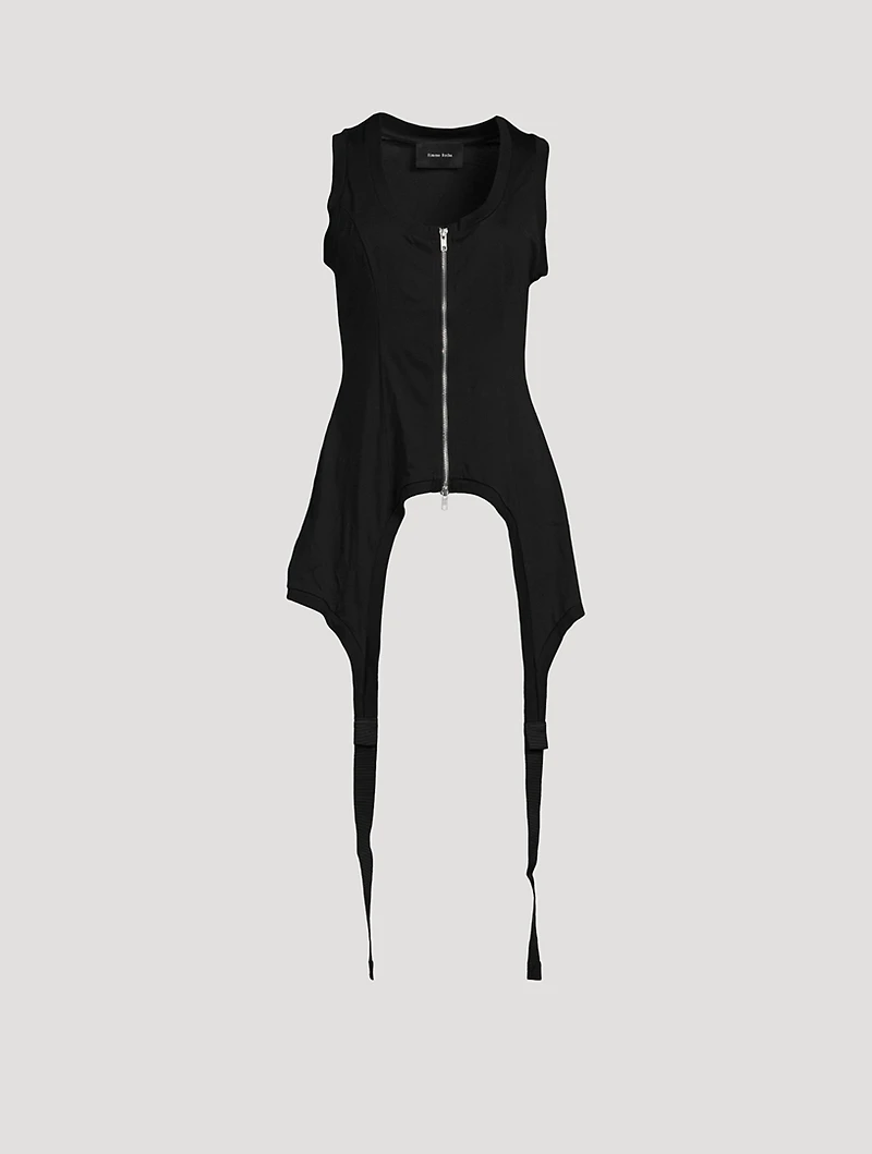 Zip-Front Bodysuit