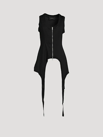 Zip-Front Bodysuit