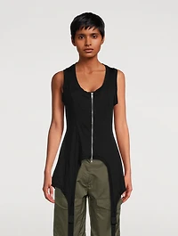 Zip-Front Bodysuit