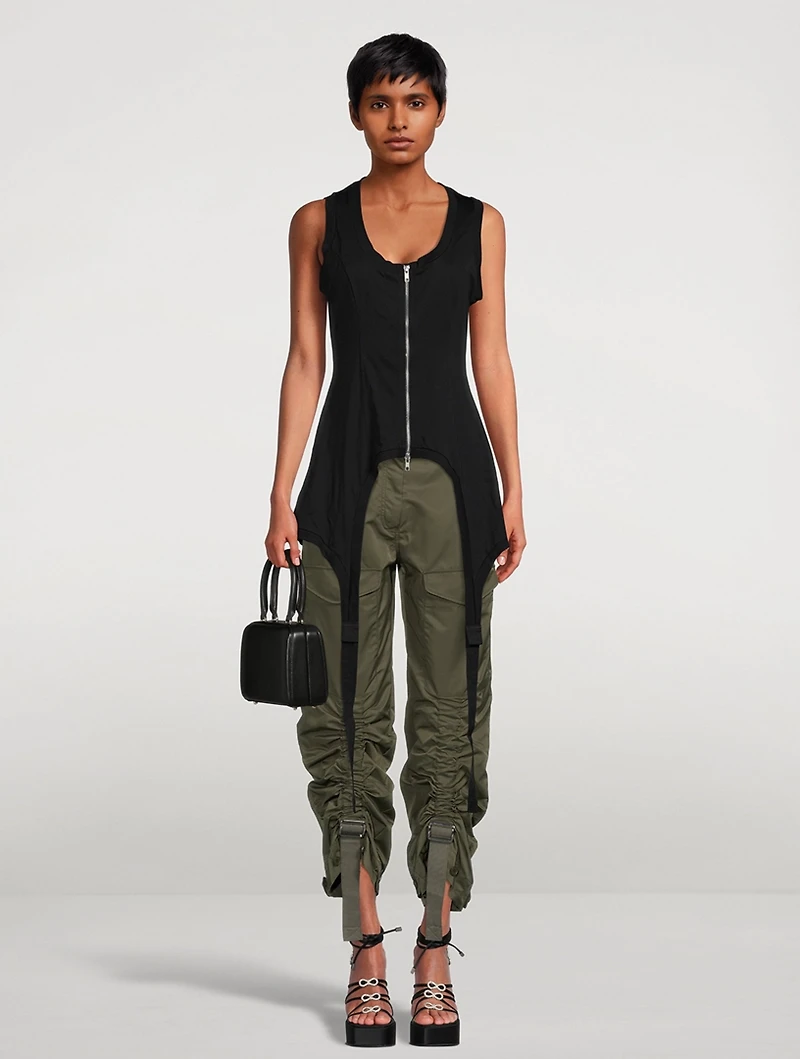Zip-Front Bodysuit