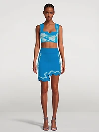 Salem Wavy Mini Skirt