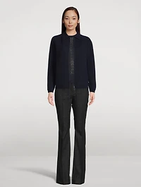 Wool Silk Lace Sweater