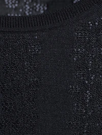 Wool Silk Lace Sweater