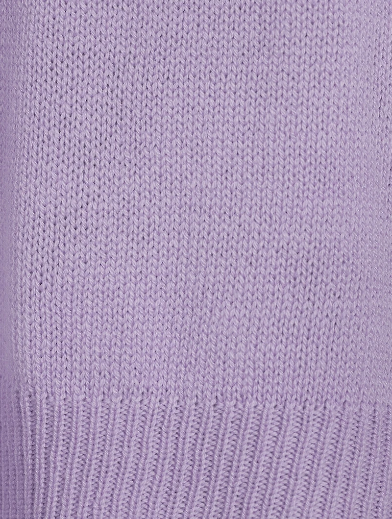 Short-Sleeve Cashmere Sweater