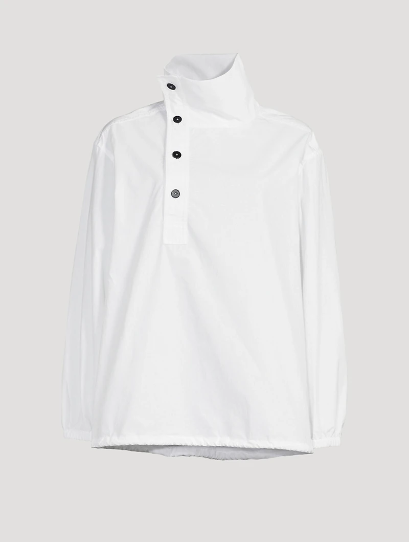 Asymmetric Funnelneck Shirt