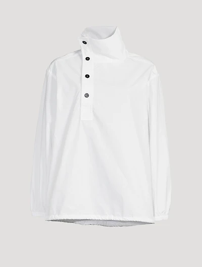 Asymmetric Funnelneck Shirt