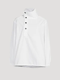 Asymmetric Funnelneck Shirt