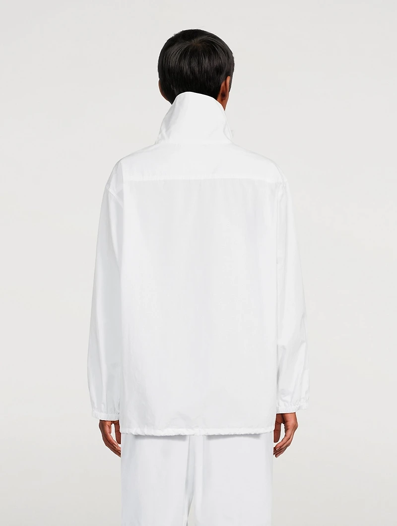 Asymmetric Funnelneck Shirt