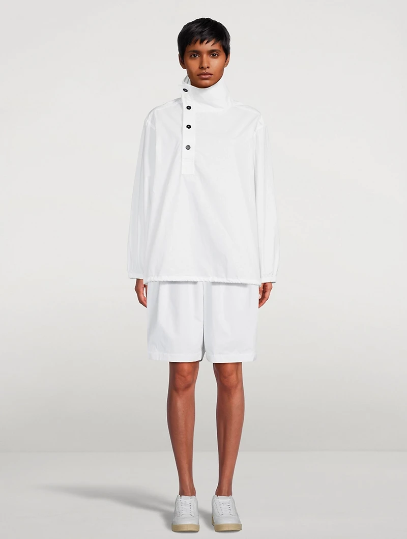 Asymmetric Funnelneck Shirt