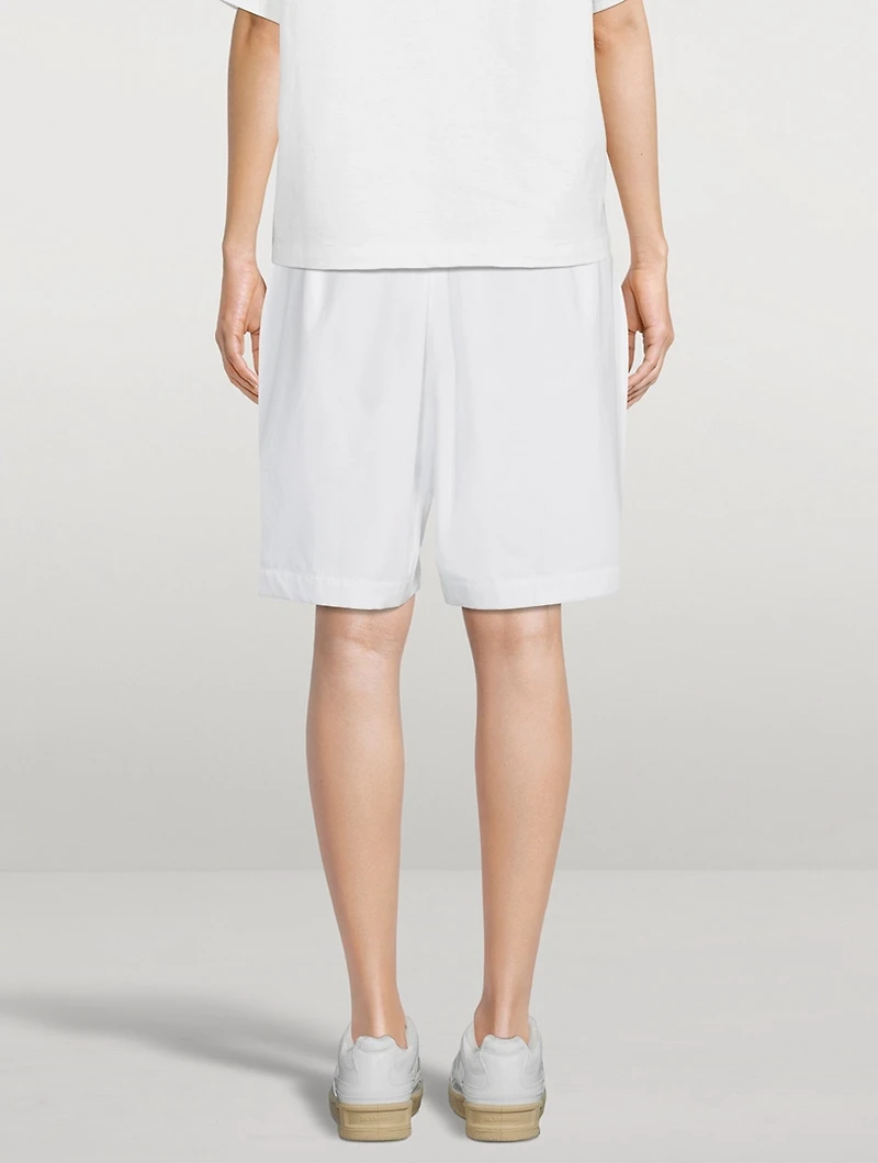 Cotton Drawstring Shorts
