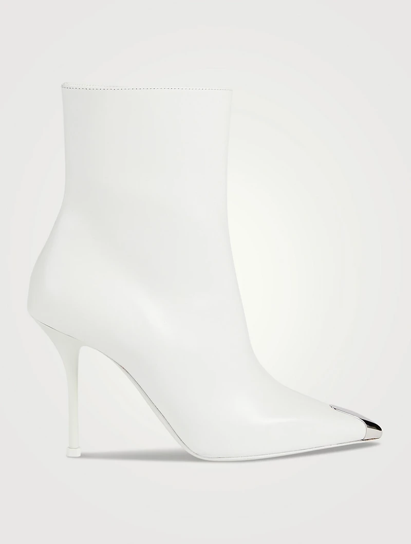 Punk Leather Ankle Boots