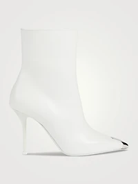 Punk Leather Ankle Boots