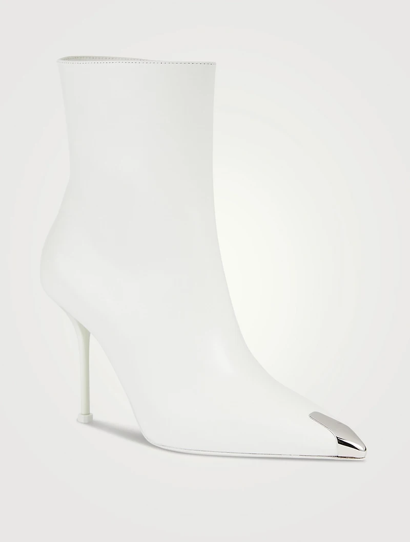 Punk Leather Ankle Boots