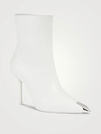 Punk Leather Ankle Boots