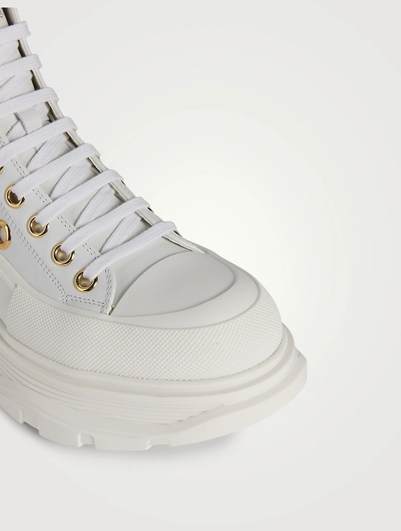 Tread Slick Eyelet Leather Boots