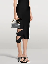 Punk Crystal Shard Satin Mules