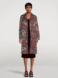Rolta Coat Floral Print