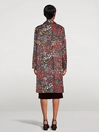 Rolta Coat Floral Print