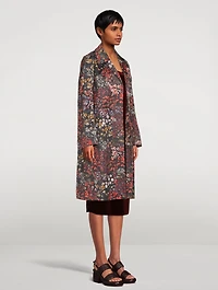 Rolta Coat Floral Print