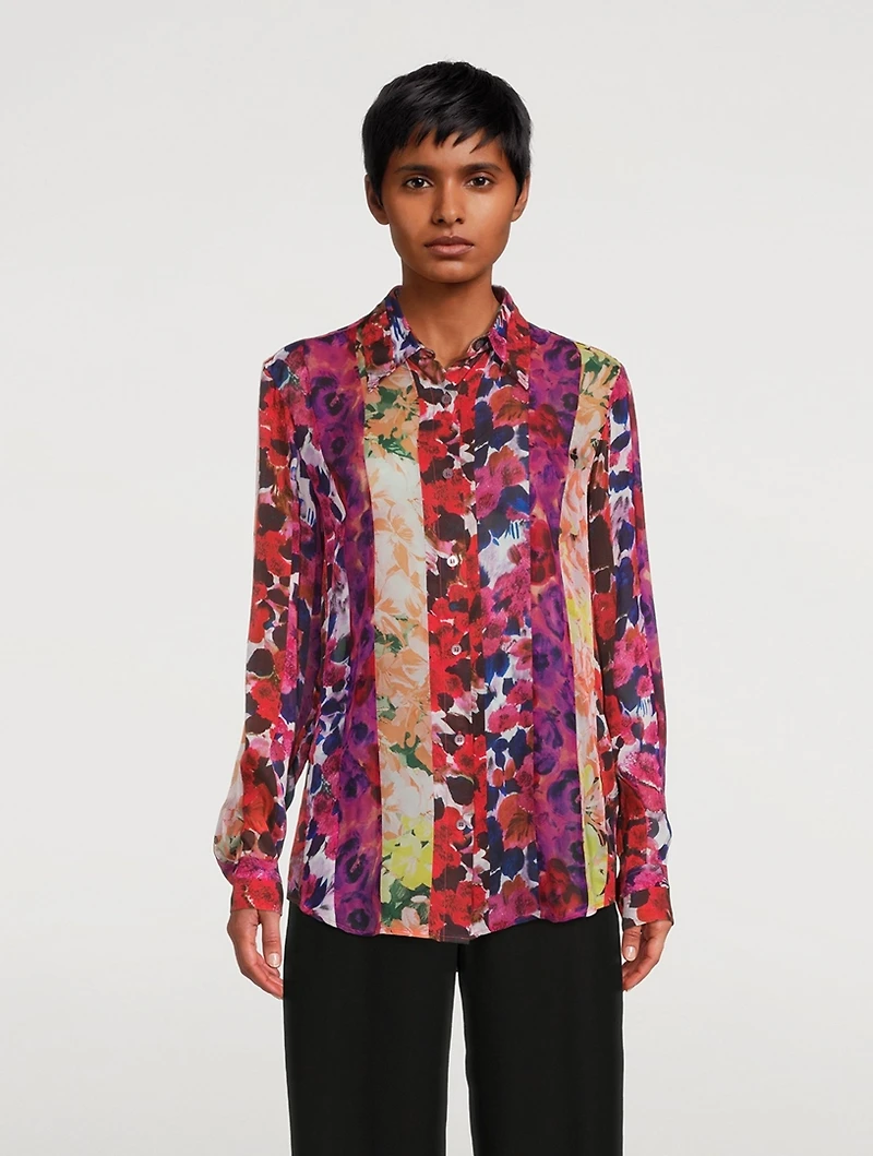 Celinda Shirt Patchwork Floral Print