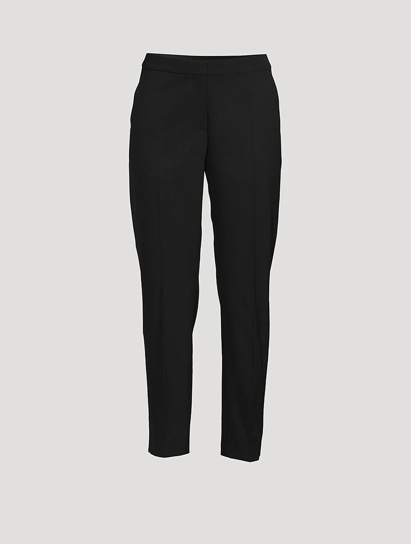 Poumas Slim Trousers People Print