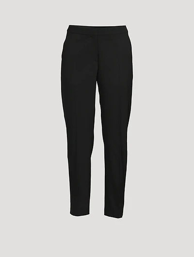 Poumas Slim Trousers People Print