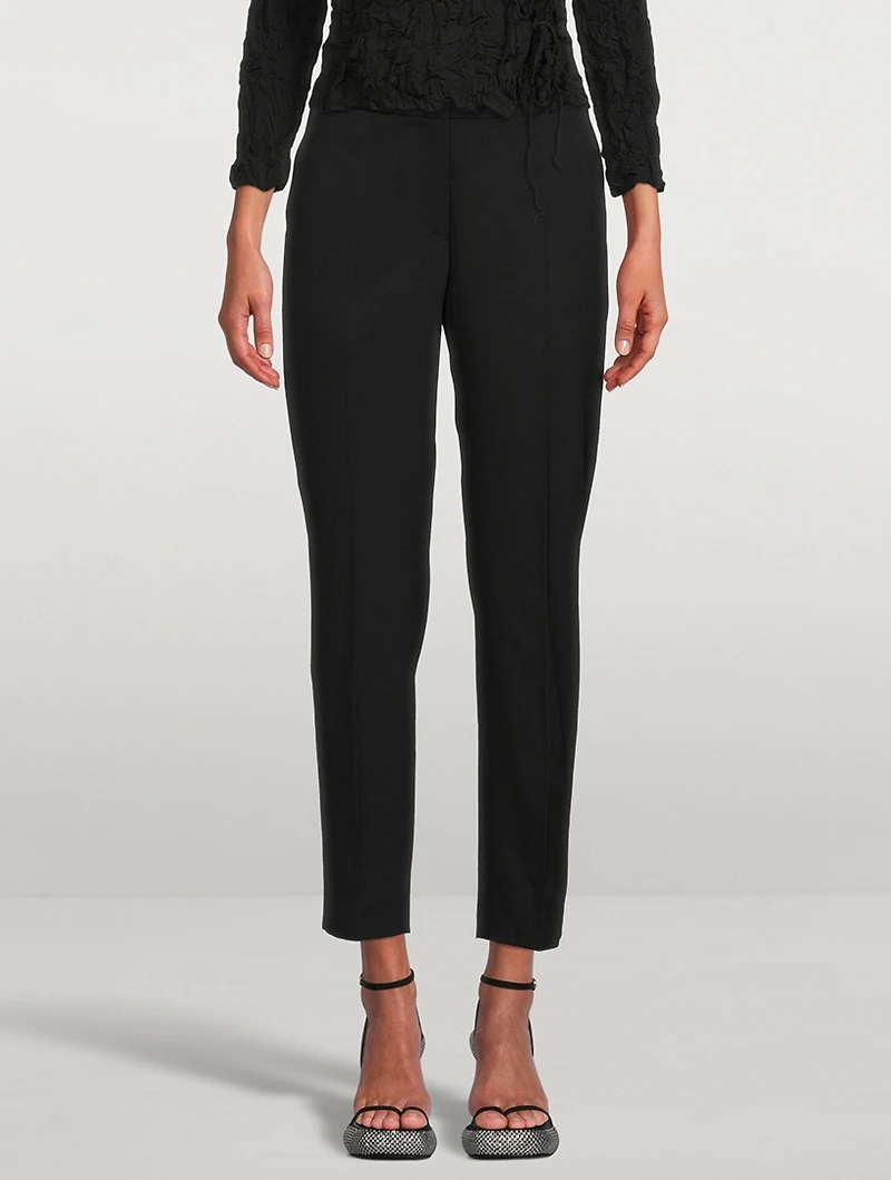 Poumas Slim Trousers People Print