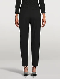 Poumas Slim Trousers People Print