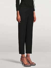 Poumas Slim Trousers People Print