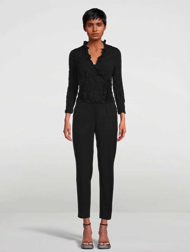 Poumas Slim Trousers People Print