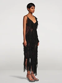Daylin Ruffled Georgette Dress