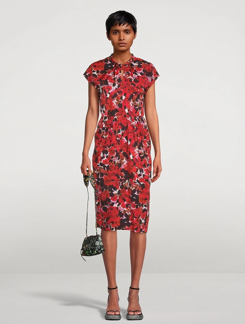 Doromos Midi Dress Floral Print