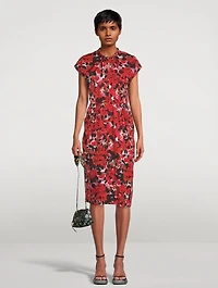 Doromos Midi Dress Floral Print