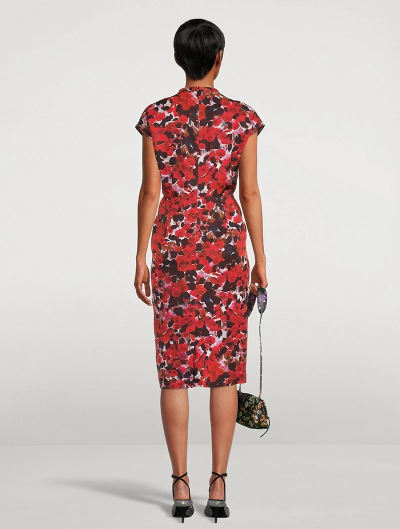Doromos Midi Dress Floral Print