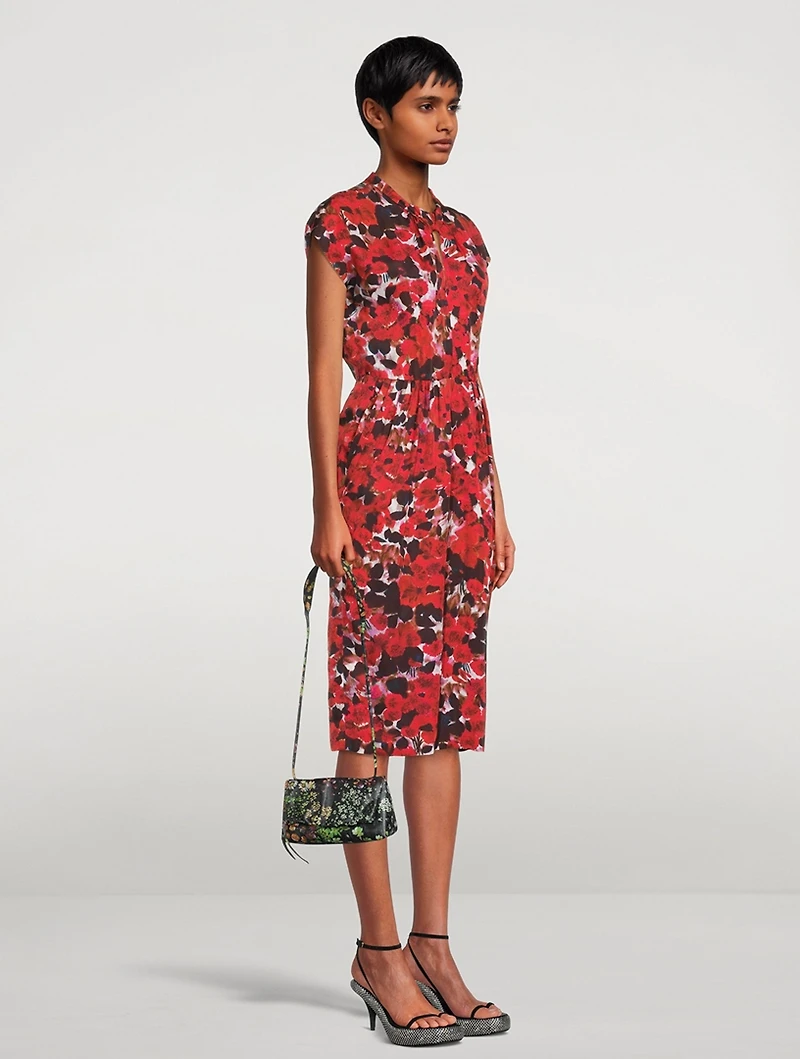 Doromos Midi Dress Floral Print