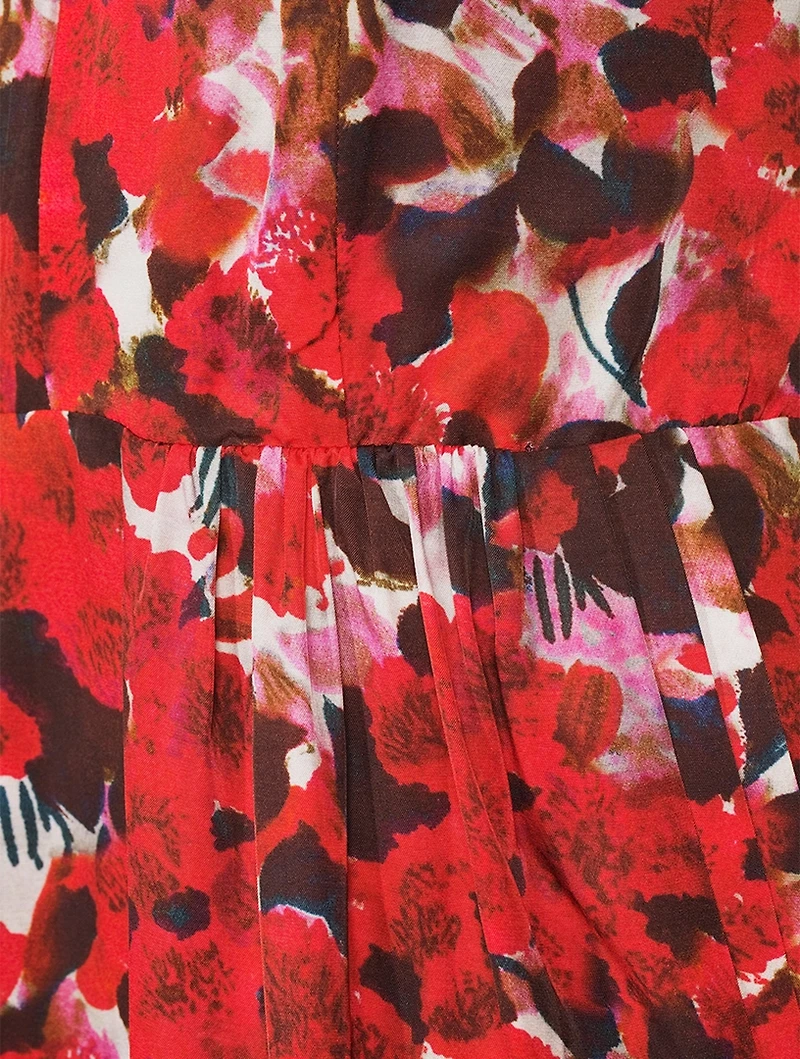 Doromos Midi Dress Floral Print