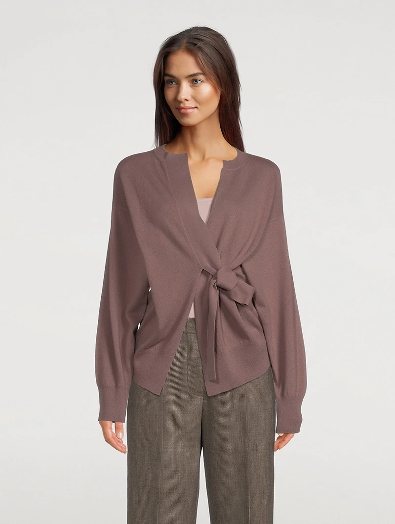 Tarok Cashmere Wrap Cardigan