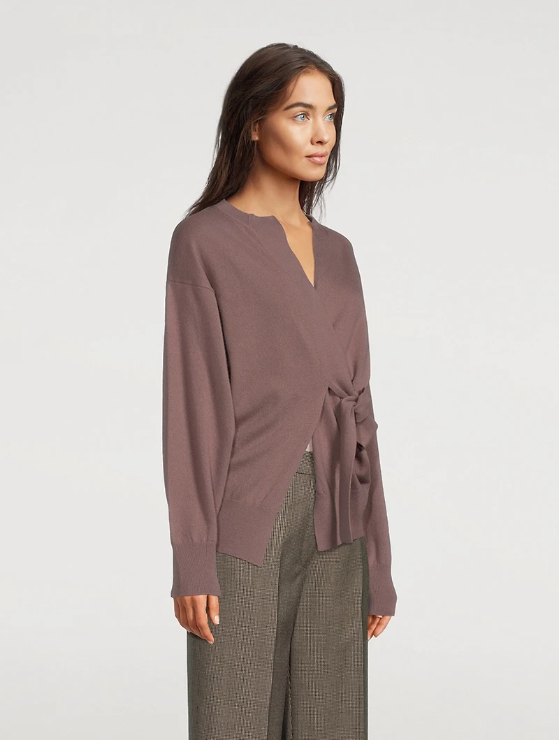 Tarok Cashmere Wrap Cardigan