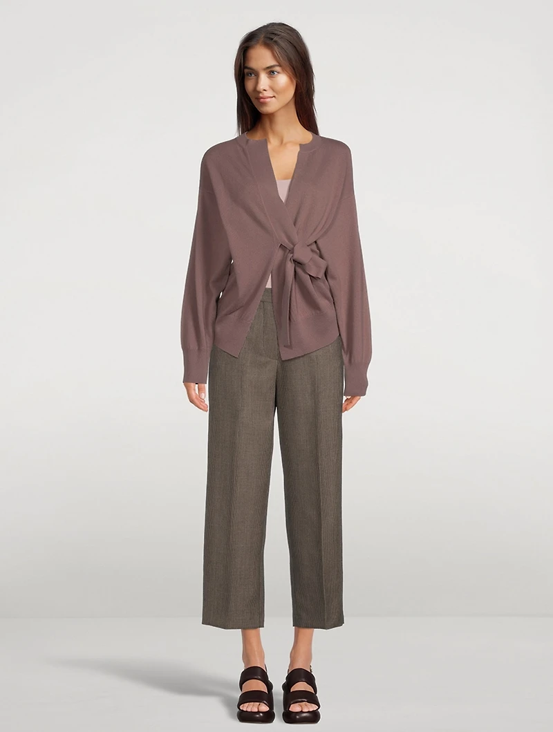 Tarok Cashmere Wrap Cardigan