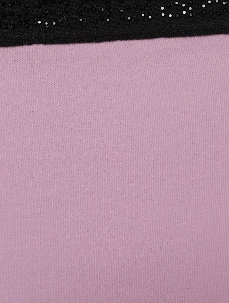 Compact Nylon Mini Skirt