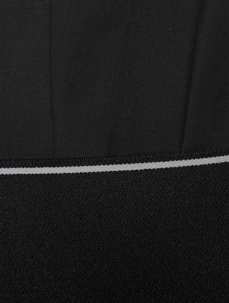 Logo-Elastic Poplin Shirt Dress