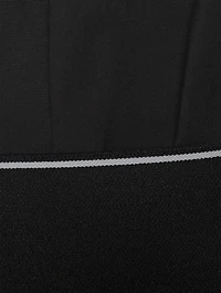 Logo-Elastic Poplin Shirt Dress