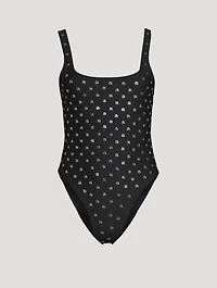 Crystal Logo One-Piece Swimsuit